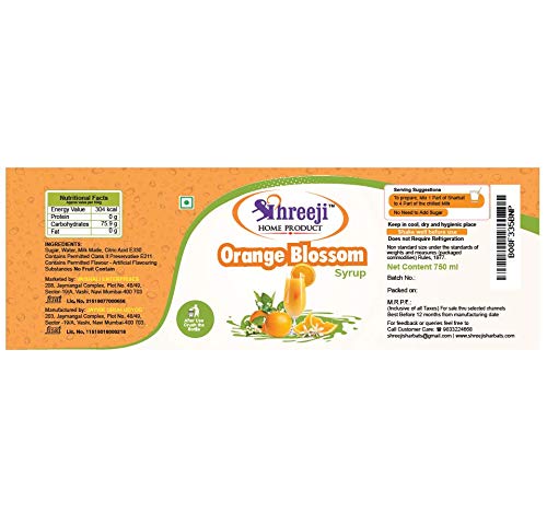 SHREEJI Orange Blossm Syrup Image