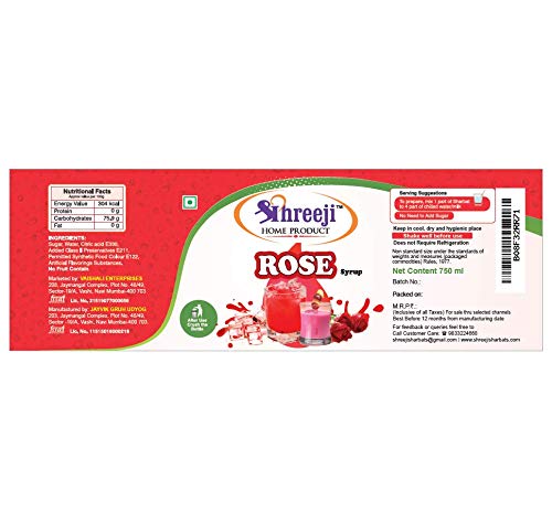 SHREEJI Rose Syrup Image