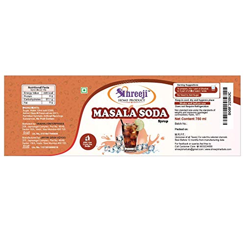 SHREEJI Masal Soda Syrup Image