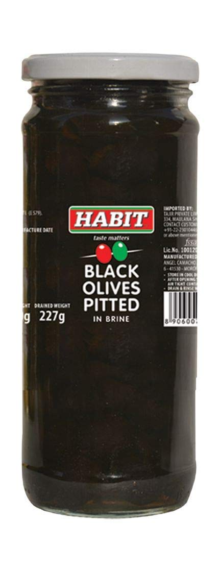 Habit Black Pitted Olives Image