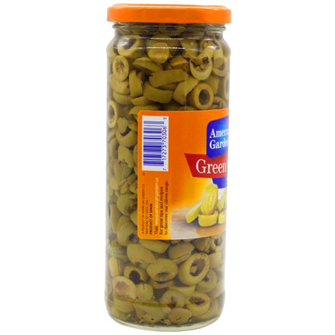 American Garden Green Olives Sliced Image