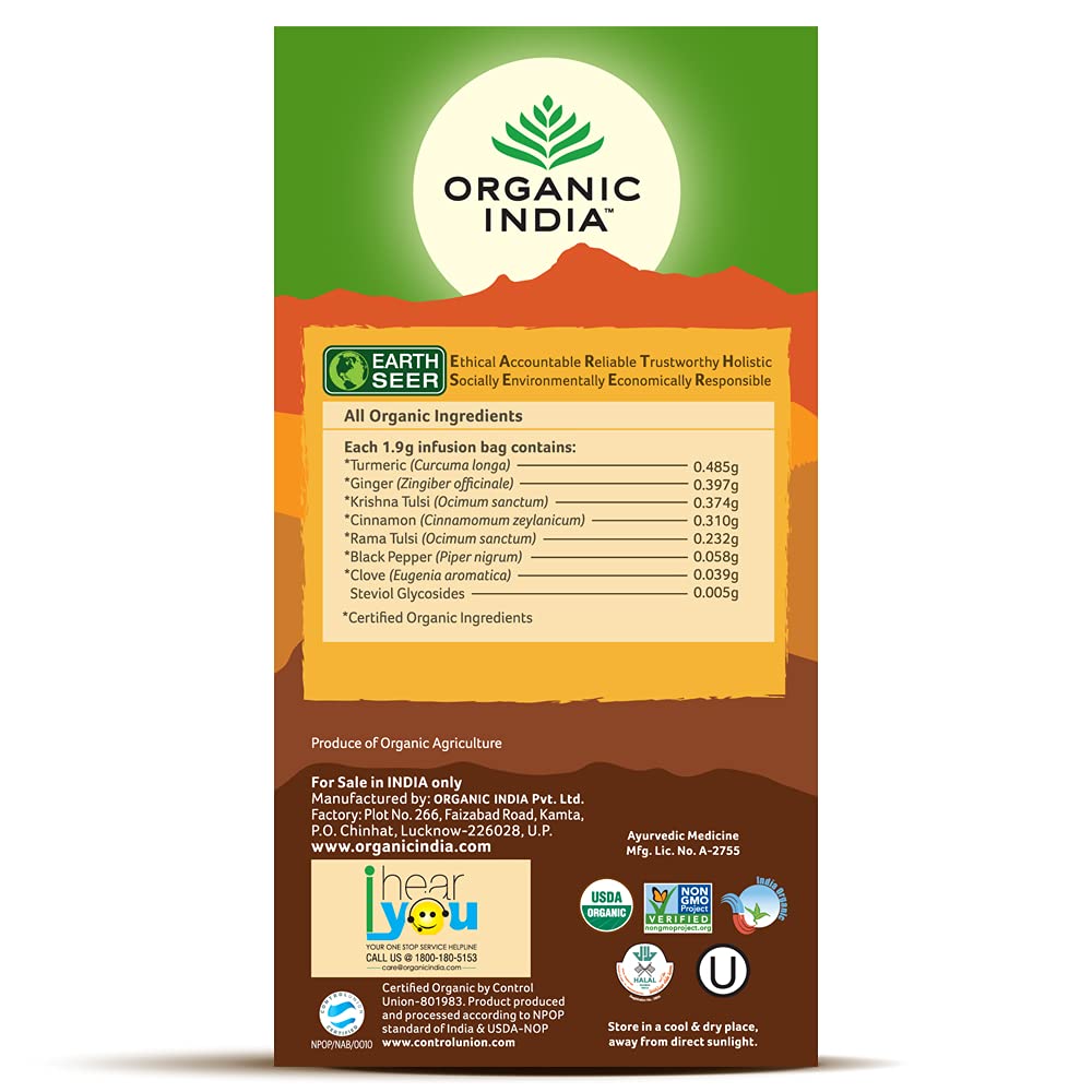 Organic India Tulsi Ginger Turmeric Image