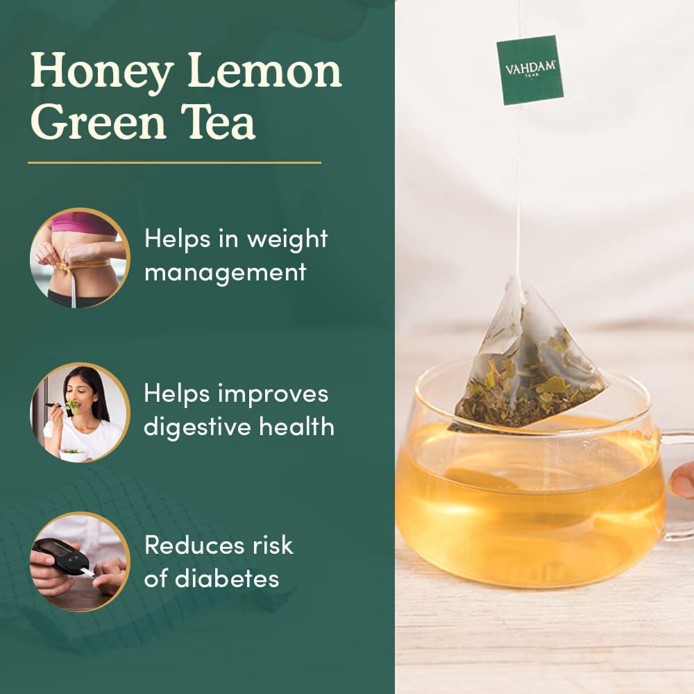 Vahdam Organic Honey Lemon Tea Image