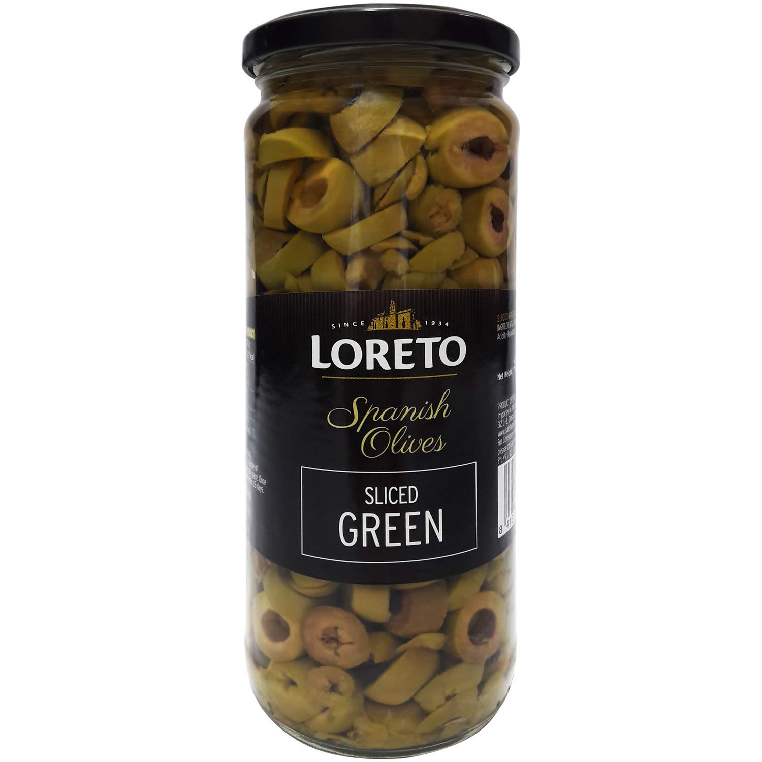 Loreto Sliced Green Olives Image