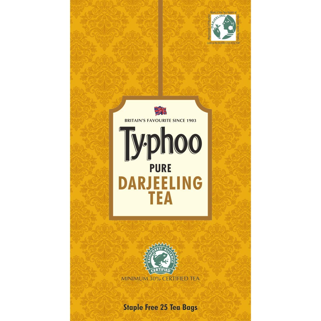 Typhoo Darjeeling Black Tea Bags Image