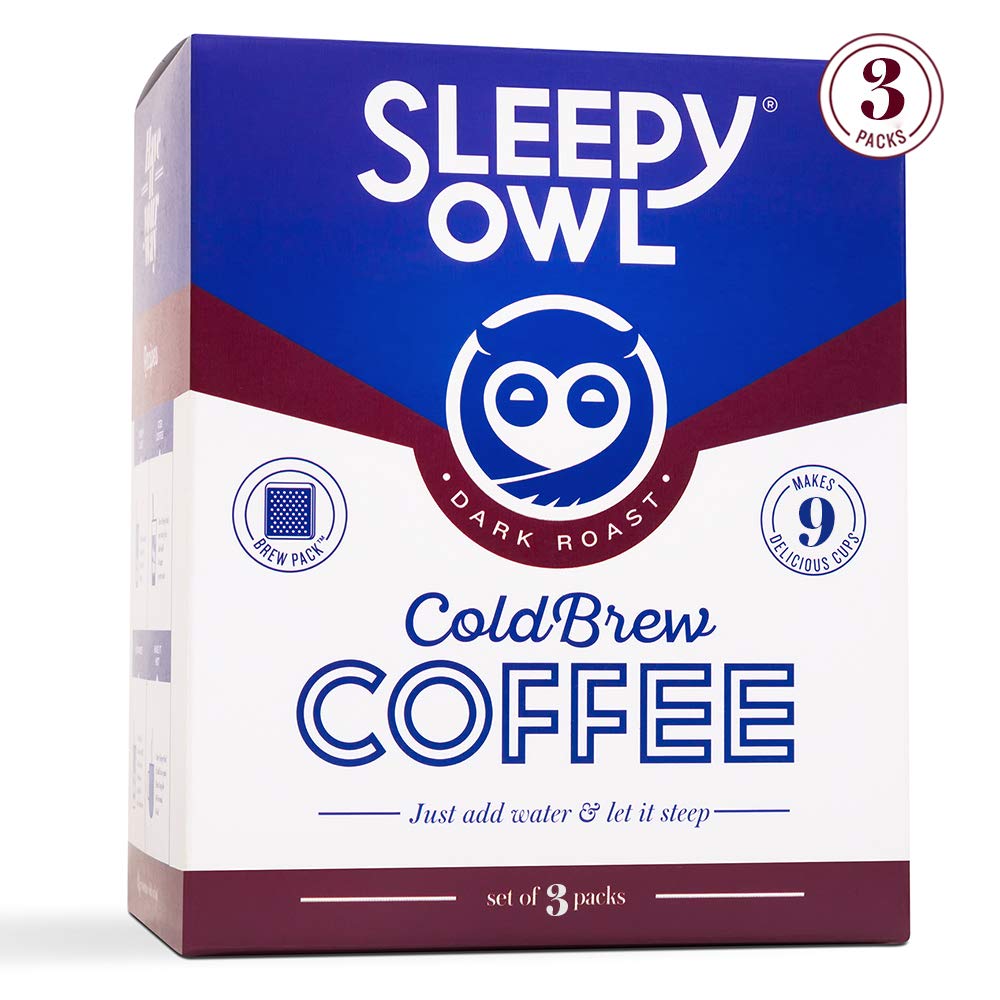 Sleepy Owl Coffee Dark Roast Cold Brew Pack Image