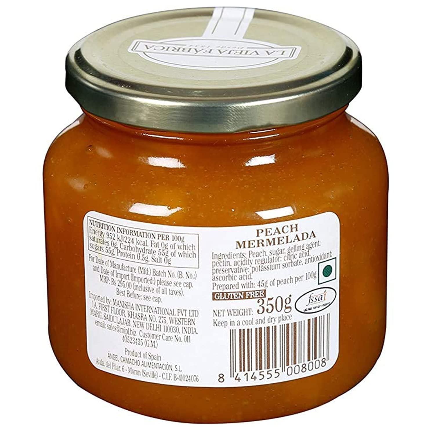 La Vieja Fabrica Peach Marmelada (Jam) Image