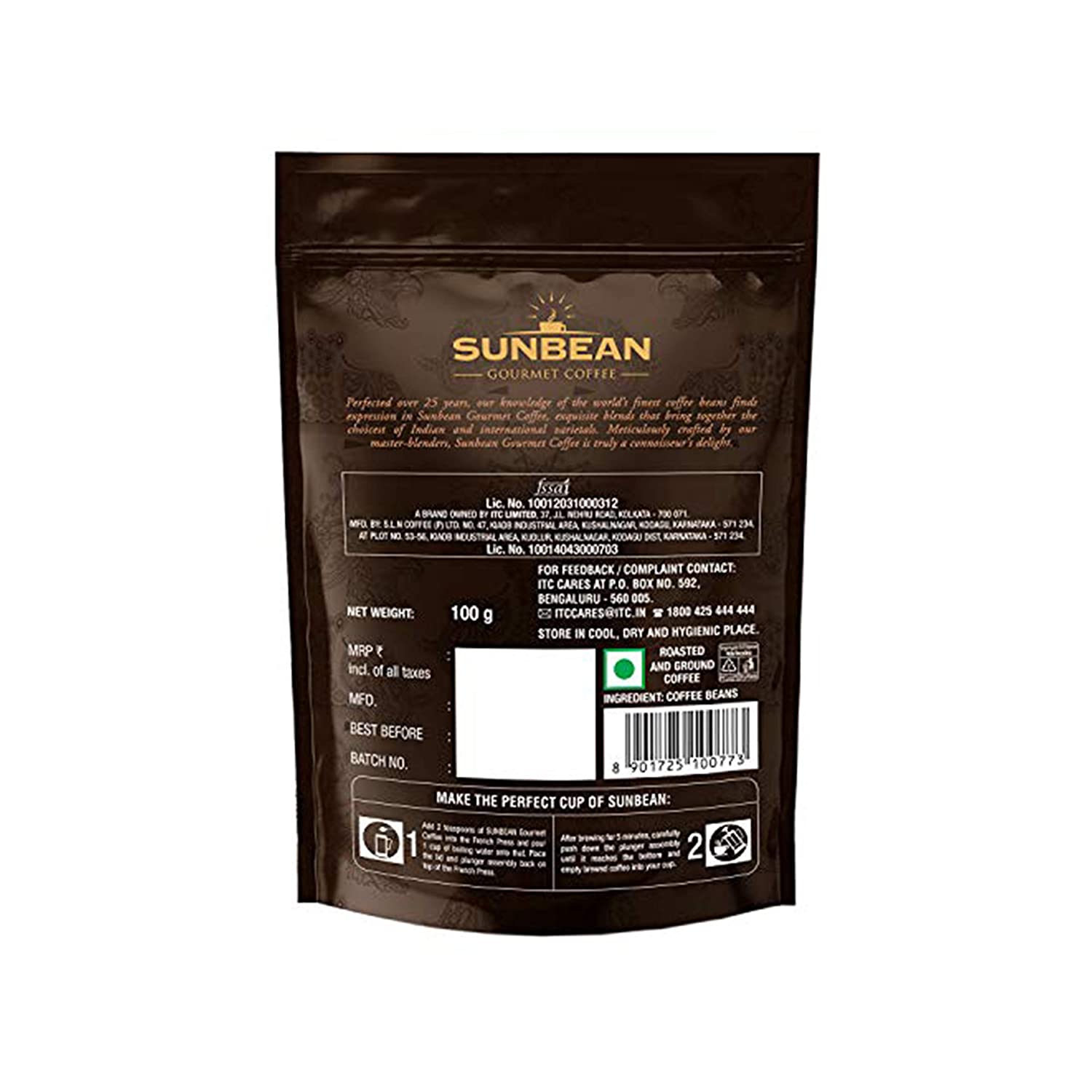 Sunbean Gourmet Coffee Nicamalai Roasted & Ground Coffee Powder Image