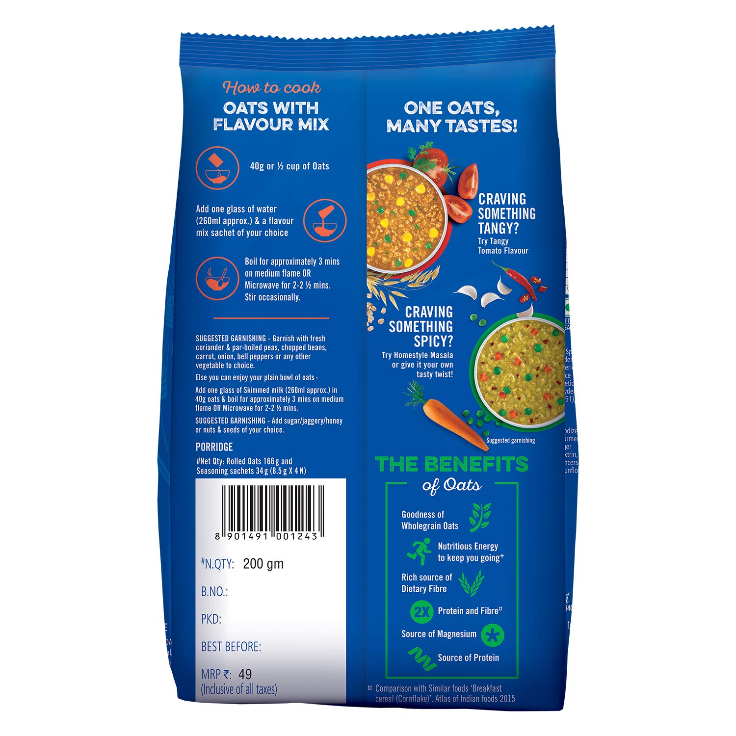 Quakar Oats With Flavour Mix Image