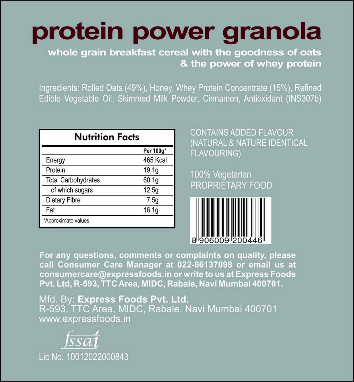Express Foods Protein Power Granola Image