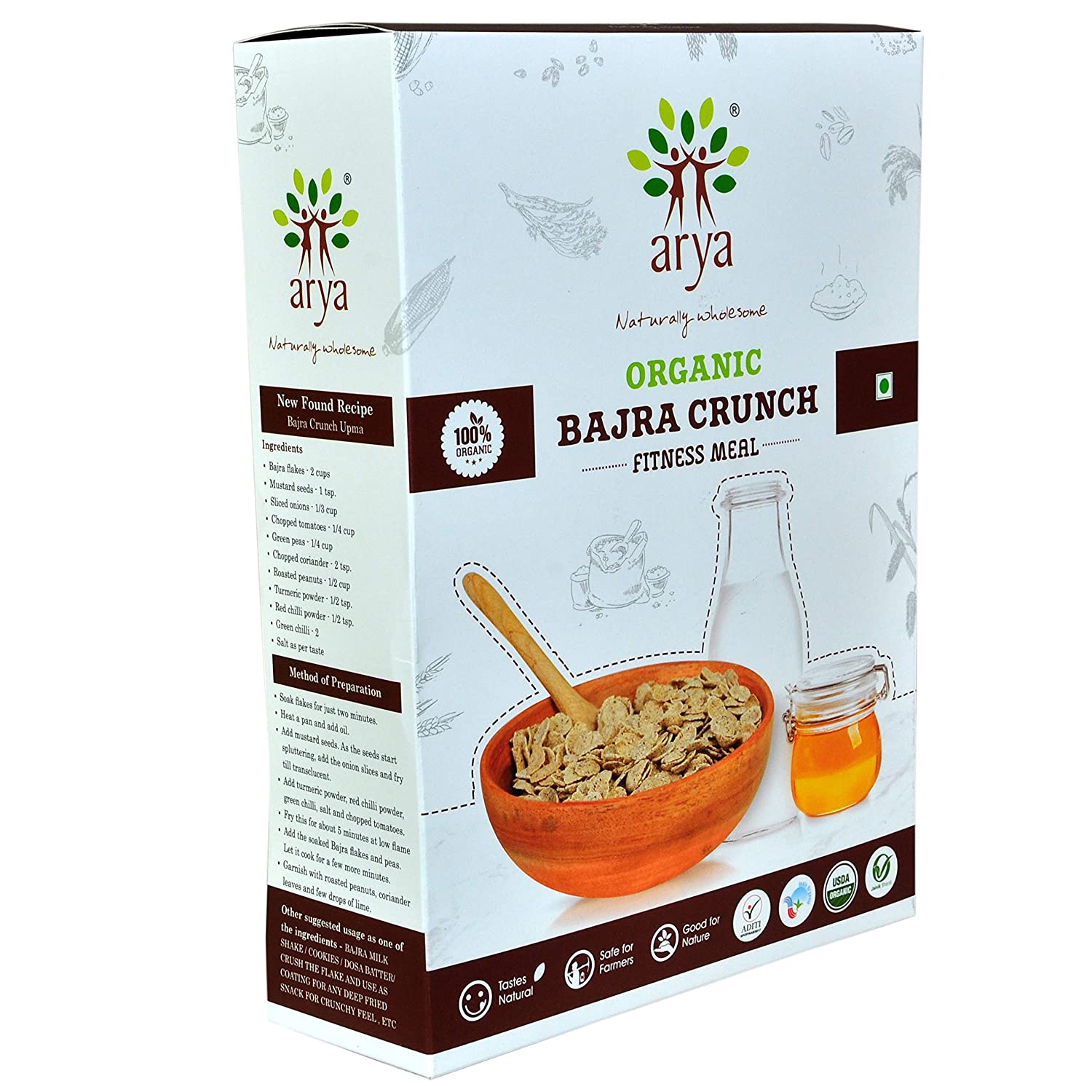 Araya Fram Certified Organic Bajra Flakes Image