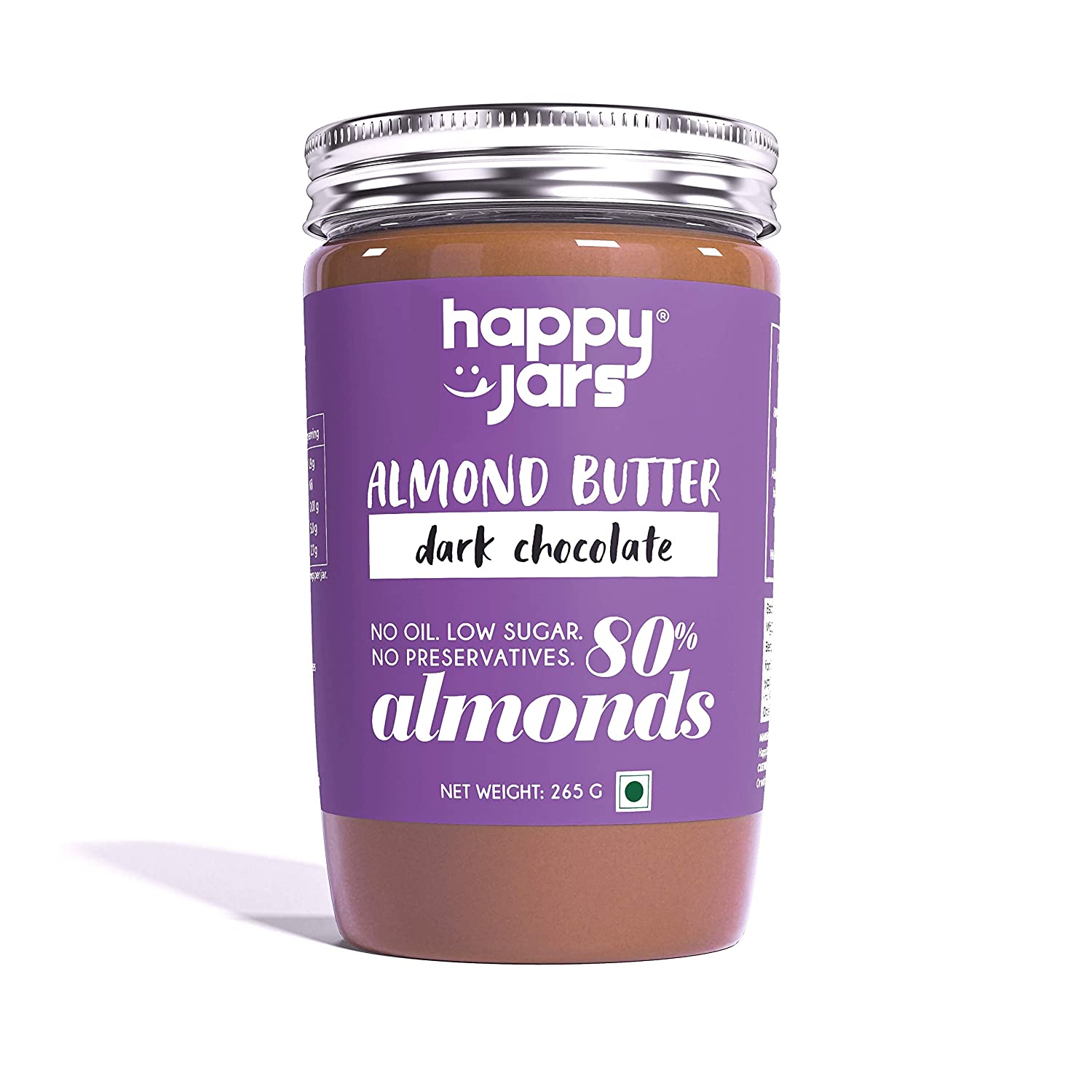Happy Jars Dark Chocolate Almond Butter Image