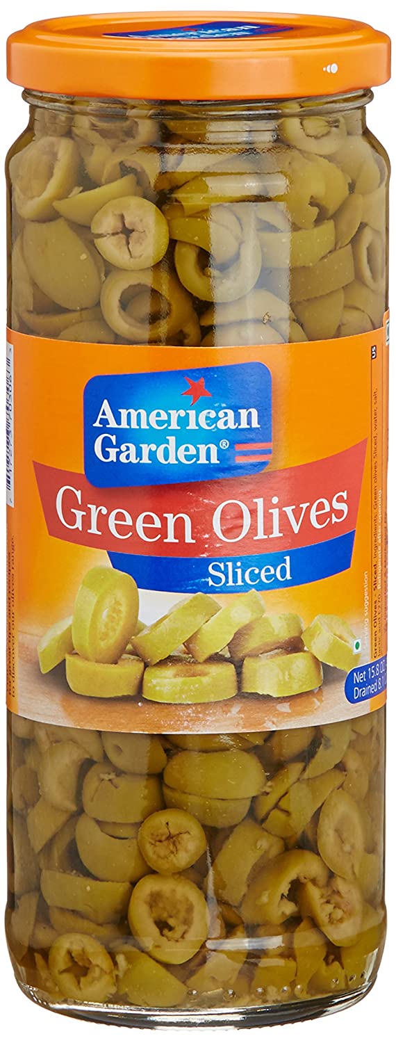 American Garden Green Olives Sliced Image