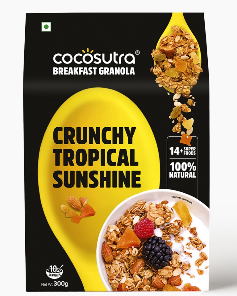 Cocosutra Crunchy Tropical Sunshine Breakfast Granola Image