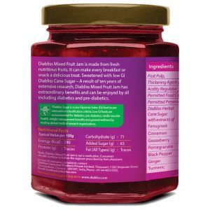 Diabliss Diabetic Friendly Mixed Fruit Jam Image