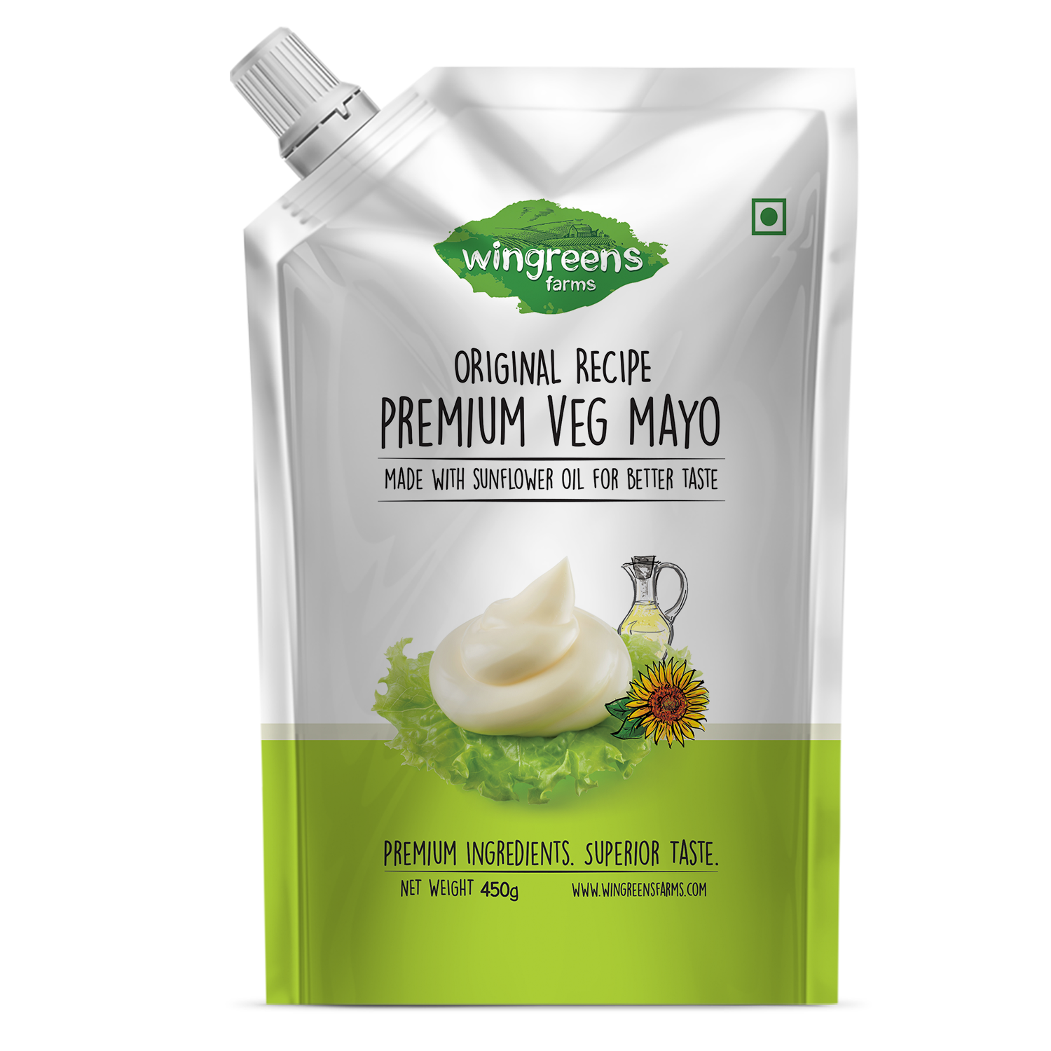 Wingreens Farms Premium Veg Mayo Image