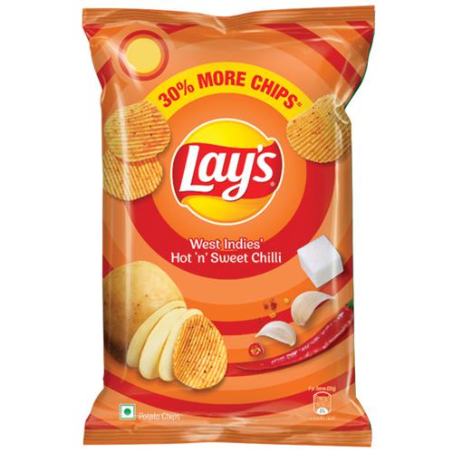 Lays Potato Chips Hot & Sweet Chilli Flavour Image