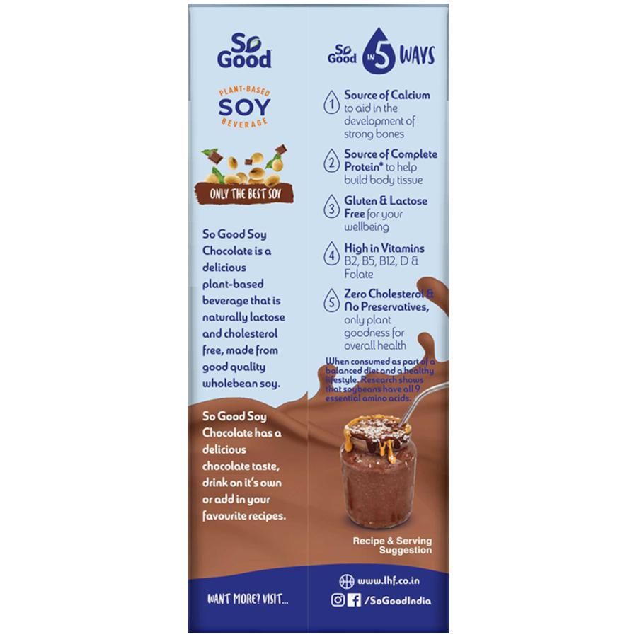 So Good Plant Based Soy Beverage Chocolate Image