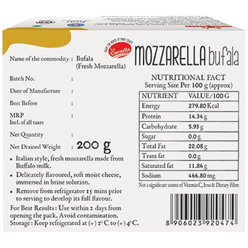 La Cremella Mozzarella D Bufala Image