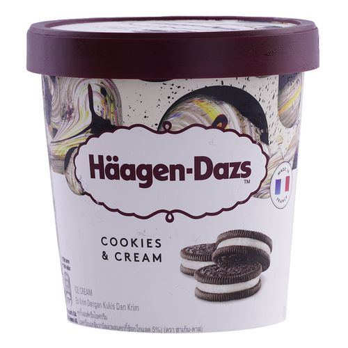 Haagen Dazs Ice Cream Cookies & Cream Image