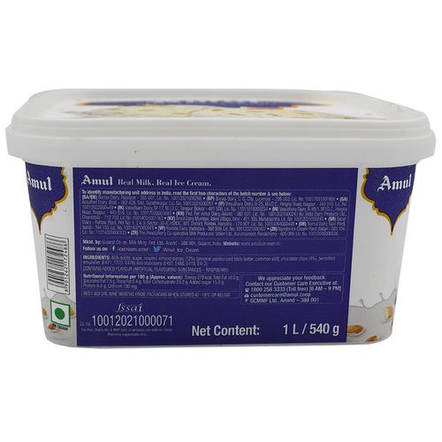 Amul Real Ice Cream Roasted Almond Image