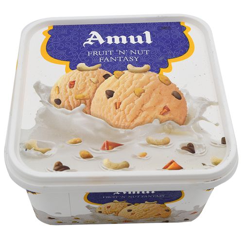 Amul Real Ice Cream Fruit N Nut Fantasy Image