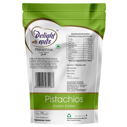 Delight Nuts Roasted & Salted Pistachios Image