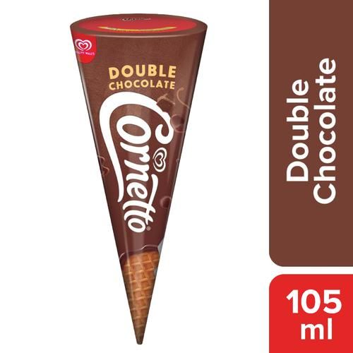 Kwality Walls Double Chocolate Cornetto Image