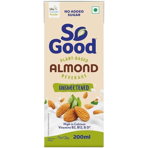 So Good Plant Based Almond Beverage Unsweetened Image