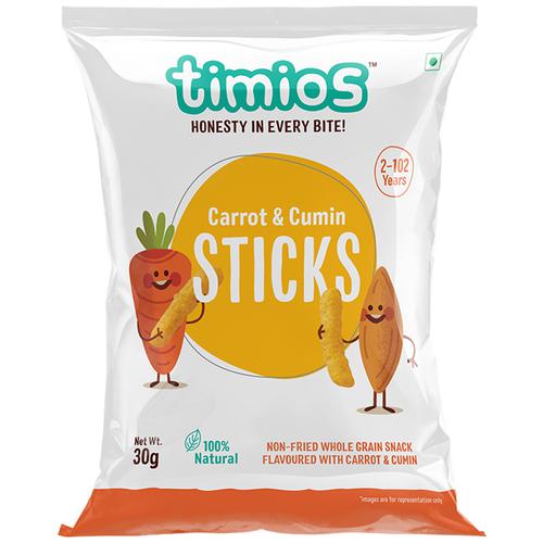 Timios Snacks Sticks Carrot & Cumin Image