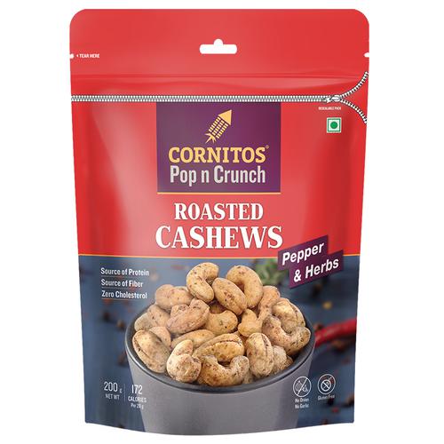 Cornitos Roasted Cashews Pepper & Herbs Image