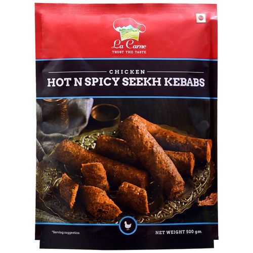 La Carne Chicken Hot N Spicy Seekh Kebabs Image