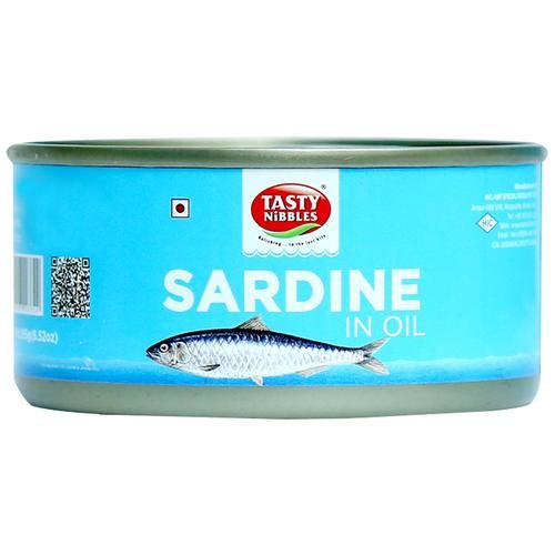 Tasty Nibbles Canned Sardine In Sunflower Oil Image