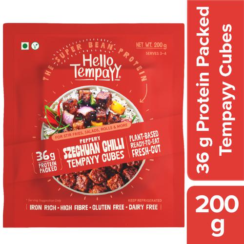 Hello Tempayy Peppery Szechuan Chilli Soyabean Cubes Image