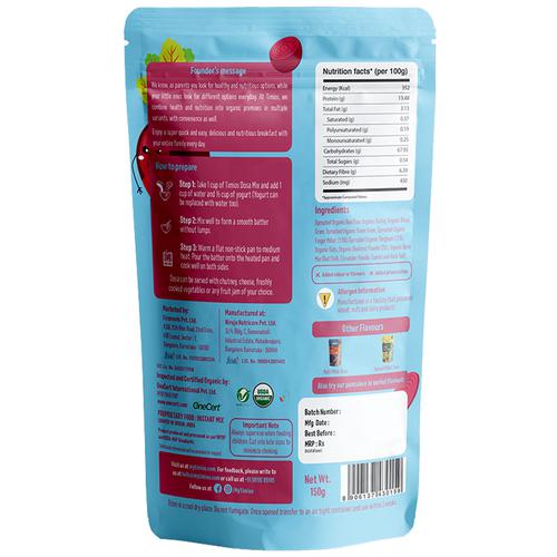 Timios Organic Beetroot Millet Dosa Mix Image