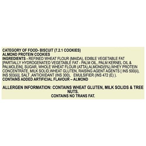 CookieMan Almond Protein Cookies Image