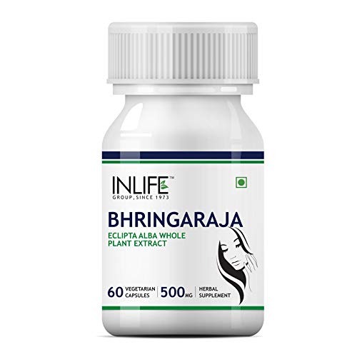 Inlife Bhringraj Supplement Capsules Image