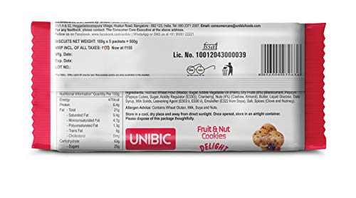 Unibic Fruit & Nut Cookies Image