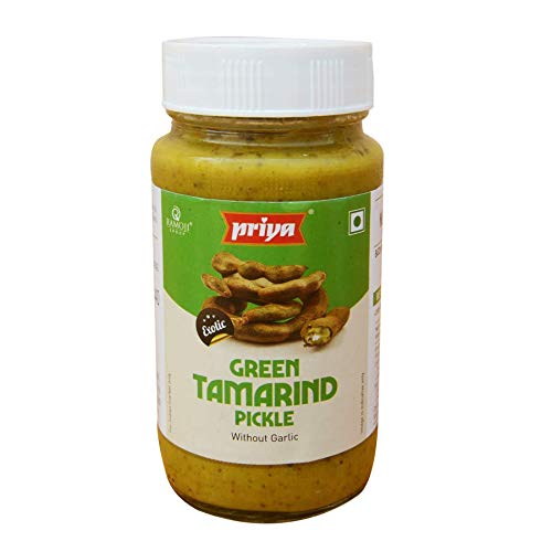 Priya Green Tamarind Pickle Without Garlic Image