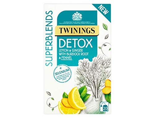 Twinings Detox Lemon Ginger With Burdock Root & Fennel Image