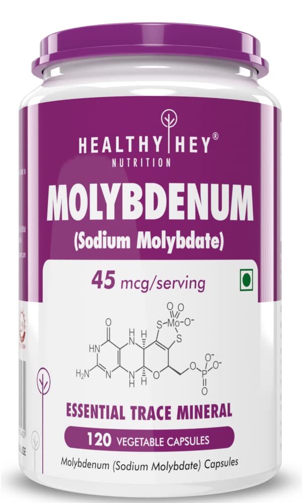 Healthy Hey Nutrition Molybdenum Supplement Capsules Image