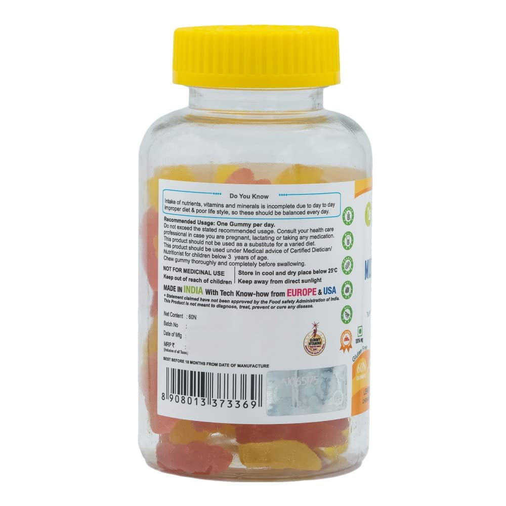 Pure Nutrition Kids Multivitamin Gummies Lemon & Strawberry Flavour Image