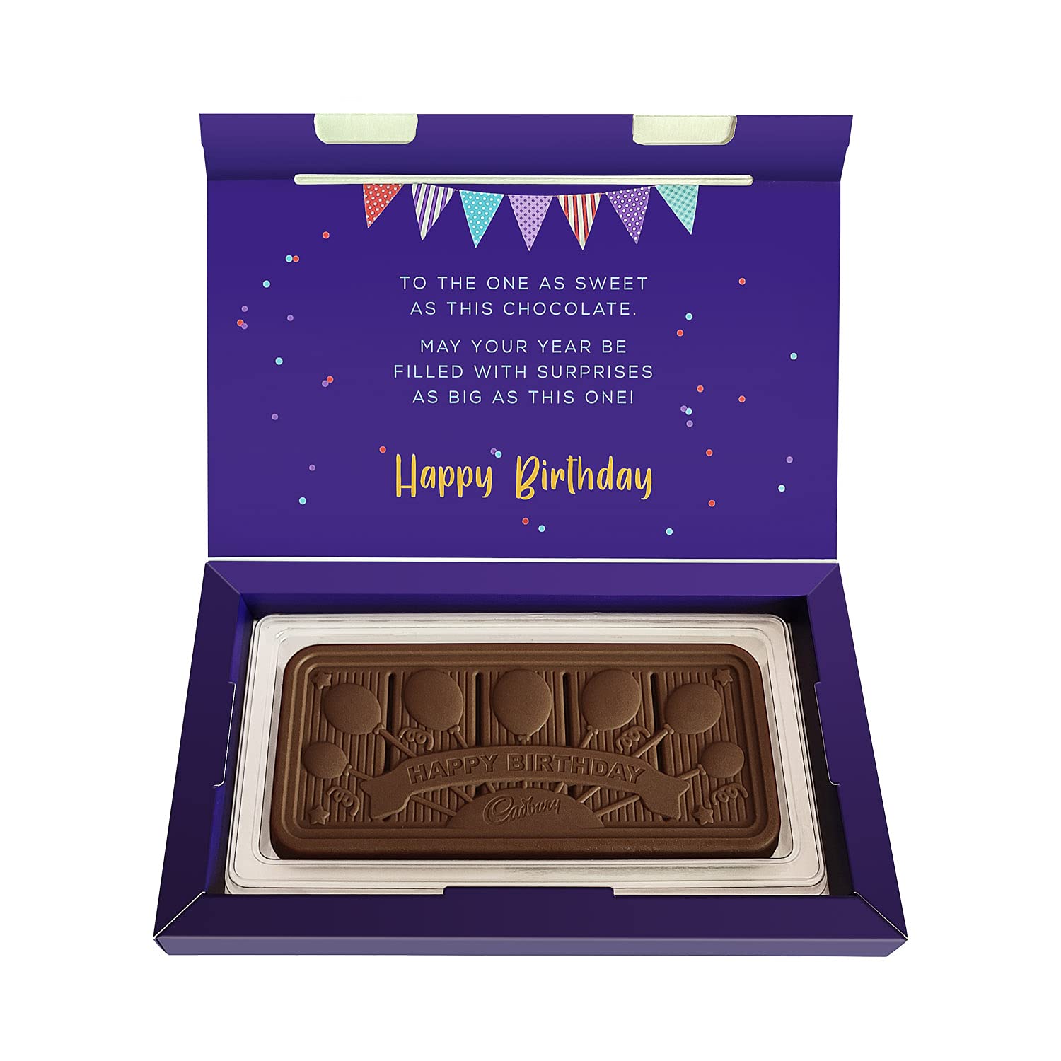 Cadbury Dairy Milk Happy Birthday Chocolate Bar Image
