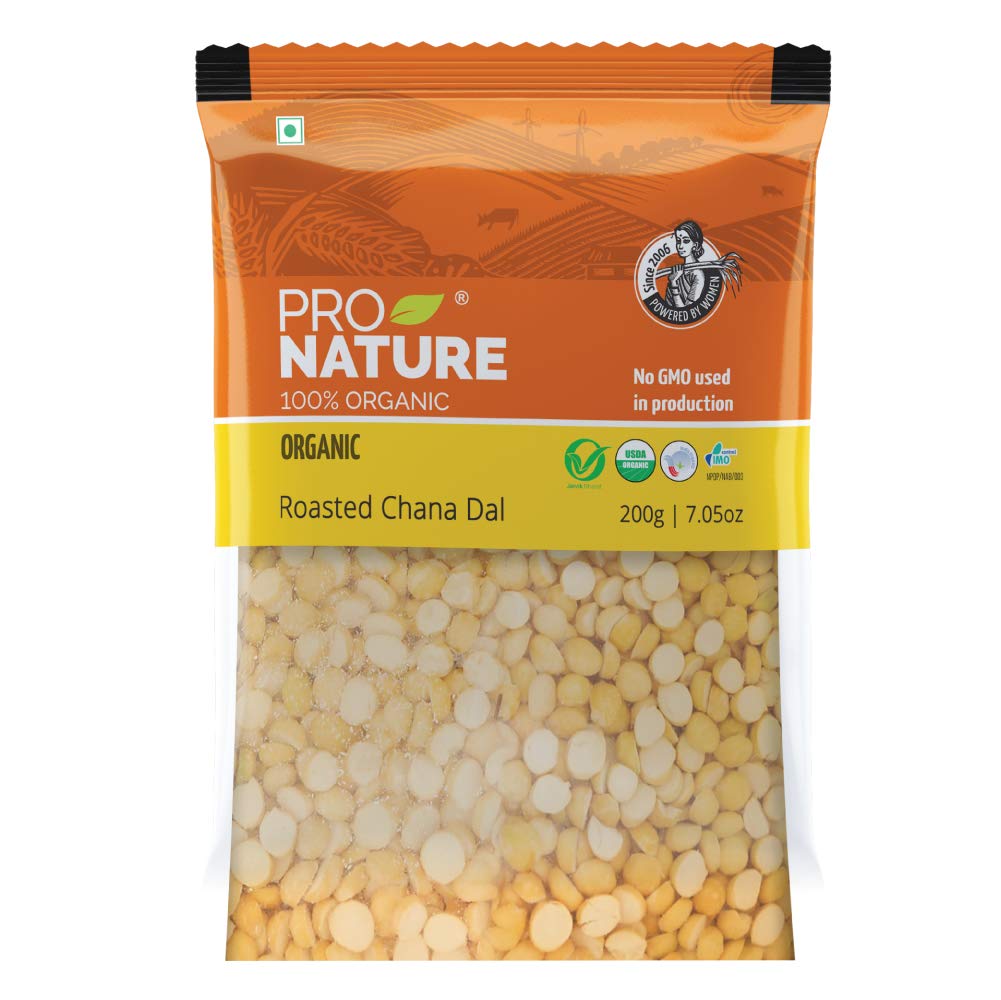 Pro Nature 100% Organic Roasted Channa Dal Image