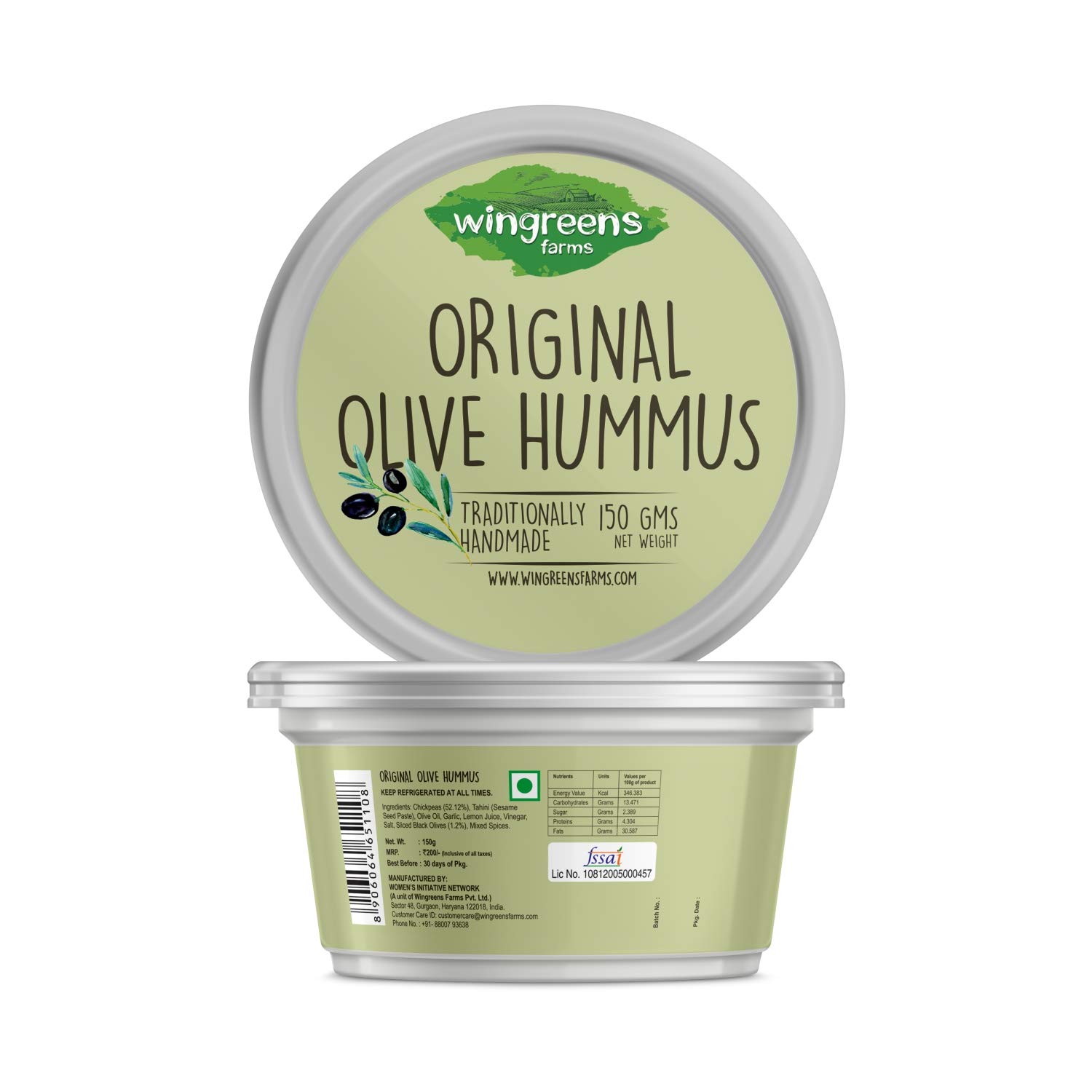 Wingreens Spread Olive Oil Hummus Image