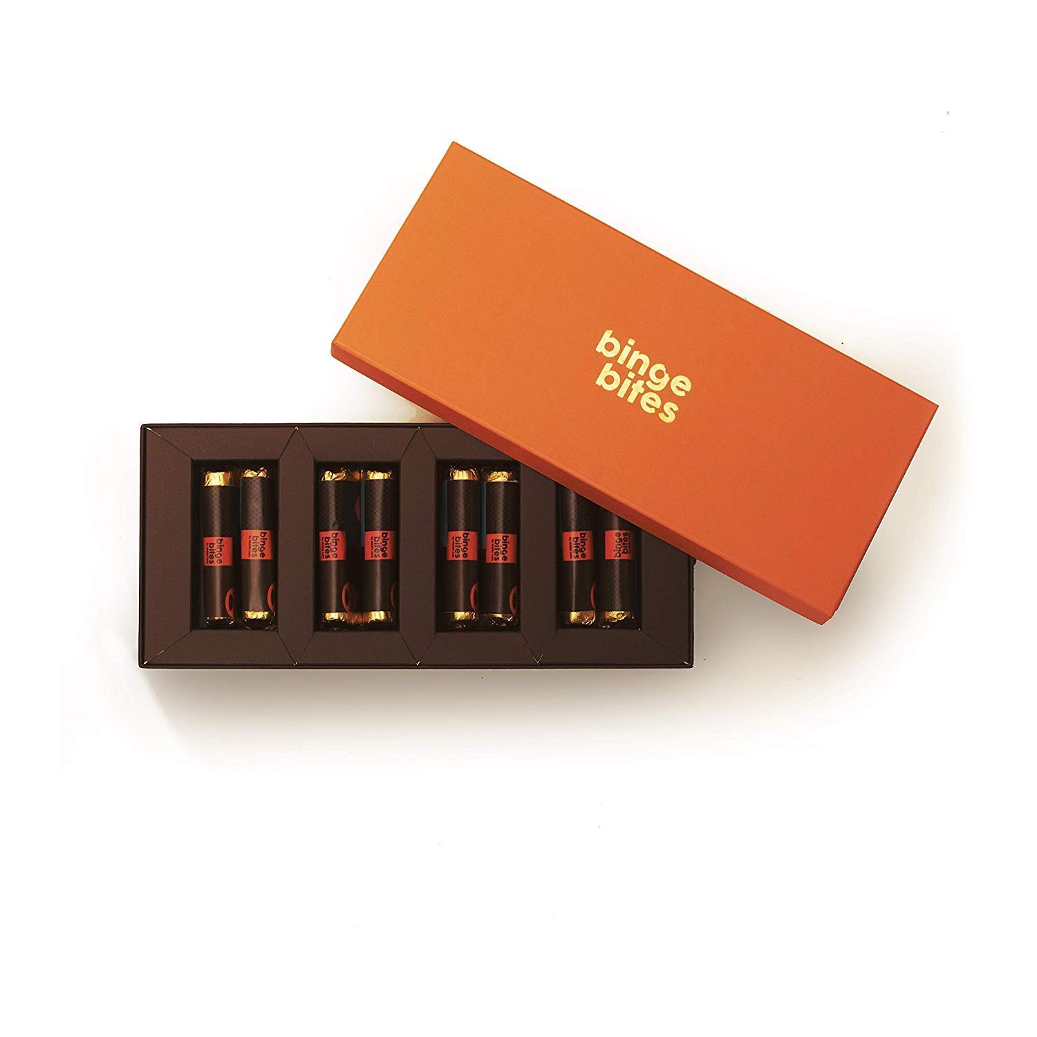 Binge Bites Almond Nutella Sticks Chocolate Box Image Binge Bites Almond Nutella Sticks Chocolate Box Image