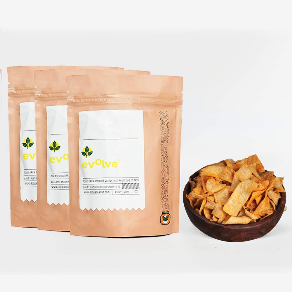 Evolve Healthy Hert Snacks Natural Rajma Chips Image