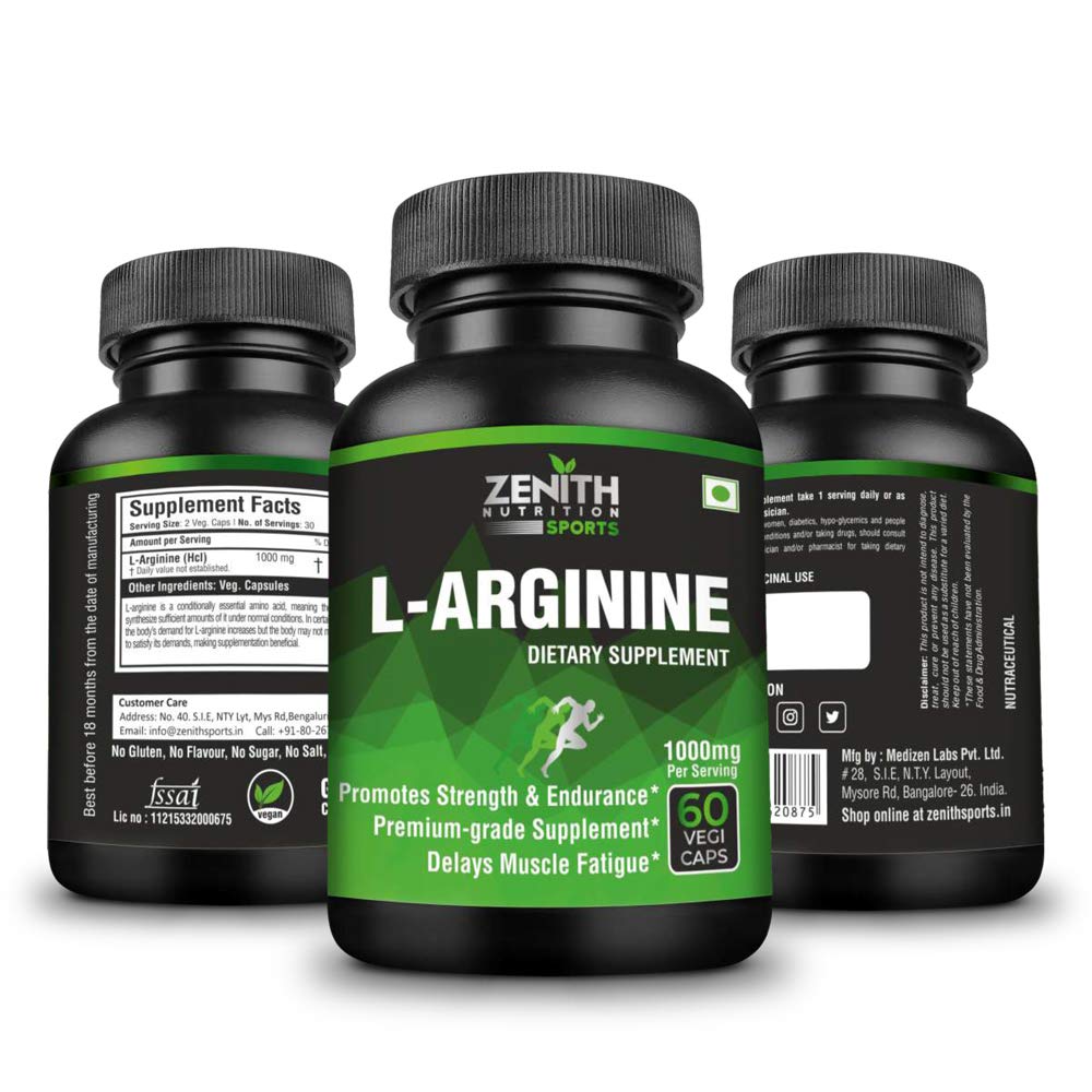 Zenith Nutrition Sports L Arginine Image