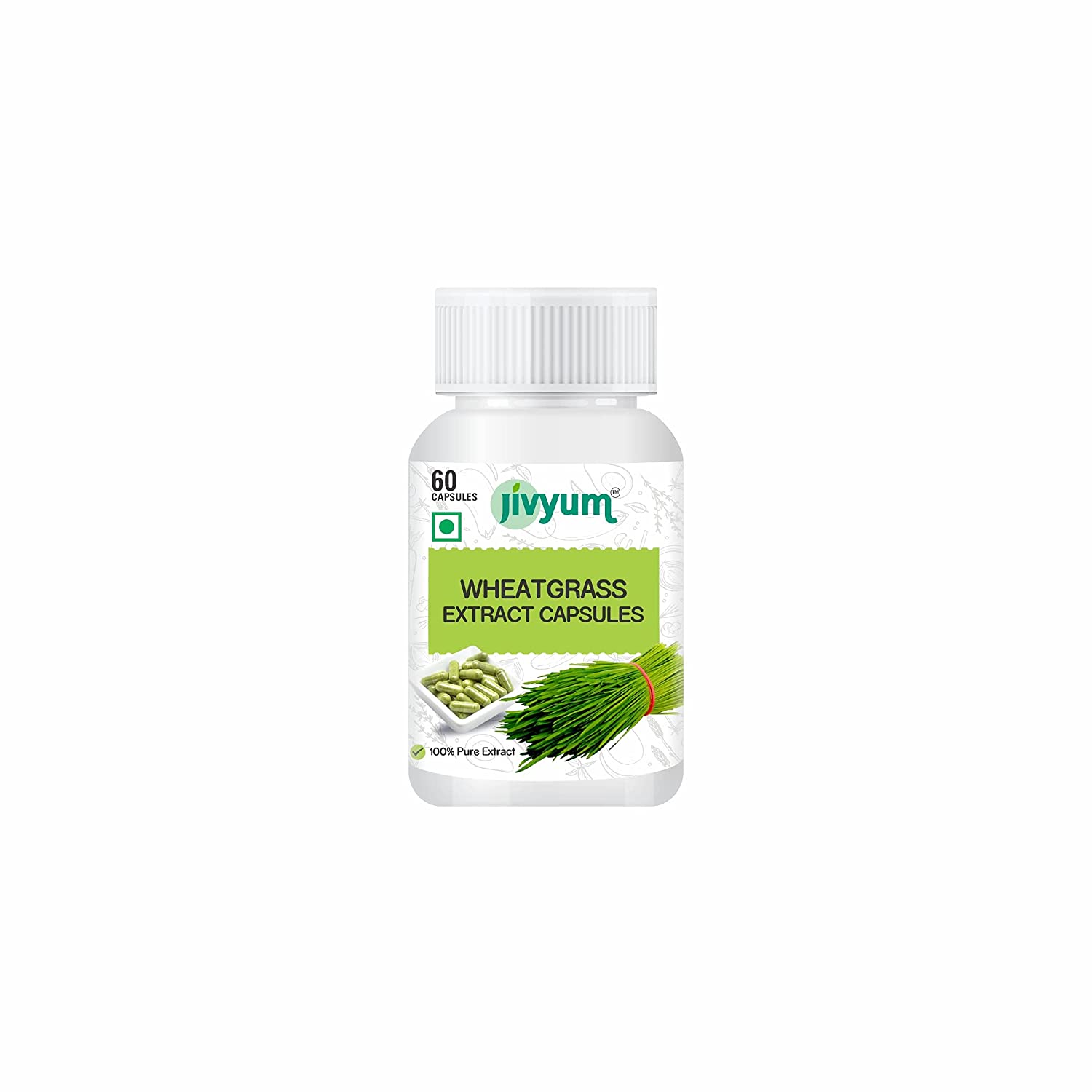 Jivyum Wheatgrass Capsules Image