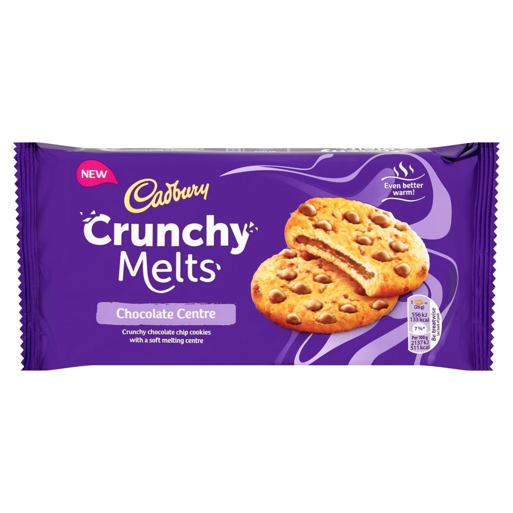 Cadbury Crunchy Melts Chocolate Chip Cookies Image